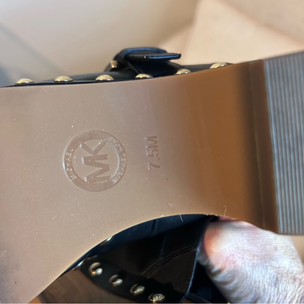 Michael Kors Studded Black Clogs 7.5 - Picture 6 of 7